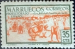 Stamps Spain -  Intercambio cr3f 0,20 usd 35 cents. 1952