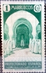 Stamps Spain -  Intercambio 0,25 usd 1 cents. 1937