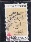 Stamps Mexico -  PAPHIOPEDILUM XEROPHYTICUM-Orquidias de México