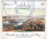 Stamps Mexico -  Batalla de Molino del Rey