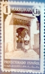 Stamps Spain -  Intercambio cr3f 0,25 usd 1 cents. 1940 