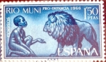 Sellos de Europa - Espaa -  Intercambio 0,25 usd 1,50 pta. 1966