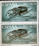 Sellos de Europa - Espaa -  Intercambio 0,50 usd 2 x 50 cents. 1965