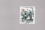 Stamps Spain -  pro tuberculosos