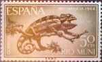 Stamps Spain -  Intercambio cryf 0,25 usd 50 cents. 1964