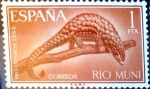 Stamps Spain -  Intercambio 0,25 usd 1 pta. 1964