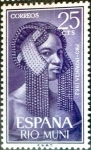 Stamps Spain -  Intercambio m1b 0,25 usd 25 cents. 1962