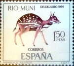 Stamps Spain -  Intercambio cryf 0,25 usd 1,25 ptas. 1966