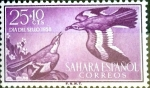 Sellos de Europa - Espaa -  Intercambio 0,20 usd 25 + 10 cents. 1958