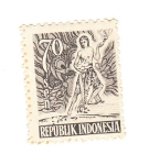 Sellos del Mundo : Asia : Indonesia : Danza