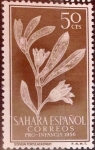 Stamps Spain -  Intercambio uxb 0,35 usd 50 cents. 1956