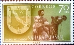 Stamps Spain -  Intercambio fd4xa 0,25 usd  70 cents. 1956