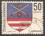 Sellos de Europa - Checoslovaquia -  Escudo de armas de Kežmarok