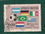 Stamps Argentina -  Copa de Oro 1980