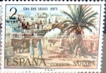 Stamps Spain -  Intercambio 0,25 usd 2 ptas. 1973