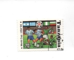 Stamps Tanzania -  copa del mundo 94