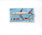 Stamps Germany -  europa airbus A-320