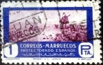 Sellos de Europa - Espaa -  Intercambio jxi2 0,20 usd 1 pta. 1950