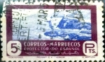 Stamps Spain -  Intercambio jxi2 0,25 usd 5 ptas. 1950