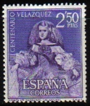 Sellos de Europa - Espa�a -  ESPAÑA 1961 1342 Sello Nuevo III Cent. Muerte Velazquez Infanta Margarita de Austria