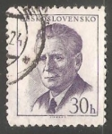 Stamps Czechoslovakia -  Antonín Novotný (1904-1975)