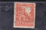 Stamps New Zealand -  casa típica
