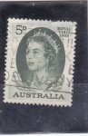 Stamps : Oceania : Australia :  Isabel II-visita real 1963