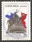 Sellos del Mundo : America : Costa_Rica : Bicentenario de la revolución Francesa 