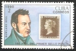 Sellos del Mundo : America : Cuba : 150 aniversario del primer sello postal - Rowland Hill