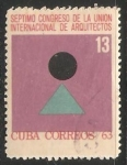 Sellos del Mundo : America : Cuba : Septimo congreso de la Union Internacional de arquitectos