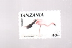 Stamps Tanzania -  flamenco