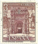 Sellos de Europa - Espa�a -  SERIE TURÍSTICA,PARADORES NACIONALES. HOSTAL REYES CATÓLICOS EN SANTIAGO EDIFIL 2336