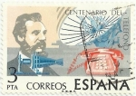 Stamps : Europe : Spain :  CENTENARIO DEL TELÉFONO. GRAHAM BELL (1847-1922). EDIFIL 2311