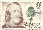 Stamps Spain -  REYES DE ESPAÑA, CASA DE ÁUSTRIA. FELIPE IV (1605-1665). EDIFIL 2555