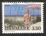 Stamps Denmark -  Playa en Fano Island