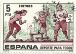 Stamps Spain -  DEPORTE PARA TODOS. VALOR FACIAL 5 Pts. EDIFIL 2516