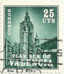 Sellos de Europa - Espa�a -  EL MICALET, CAMPANARIO CATEDRAL DE VALÈNCIA. PLAN SUR VALENCIA Nº 4