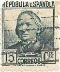 Stamps Spain -  PERSONAJES. CONCEPCIÓN ARENAL, DENTICIÓN 11½. EDIFIL 683