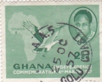 Stamps Ghana -  Conmemoración Independencia de Ghana