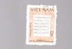 Stamps Vietnam -  partitura de musica