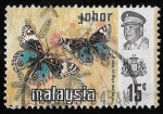 Sellos del Mundo : Asia : Malaysia : Johore-cambio