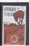 Stamps Chad -  ILUSTRACIÓN PAISAJE Y LEON