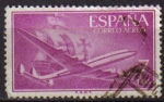 Sellos de Europa - Espaa -  ESPAÑA 1955 1178 Sello Super Constellation y Nao Santa Maria Usado