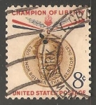 Stamps United States -  champion of liberty - Simon Bolivar