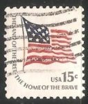 Stamps United States -  Bandera del fuerte McHenry