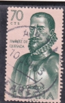 Stamps Spain -  Jimenez de Quesada (24)