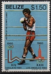 Sellos de America - Belice -  XIII  JUEGOS  OLÍMPICOS  DE  INVIERNO  LAKE  PLACID  1980.  BOXEO.