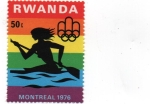 Sellos de Africa - Rwanda -  JJOO MONTREAL 1976