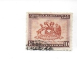 Stamps Chile -  escudo