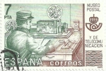 Stamps Spain -  MUSEO POSTAL Y DE TELECOMUNICACIONES. TELEGRAFISTA. EDIFIL 2637